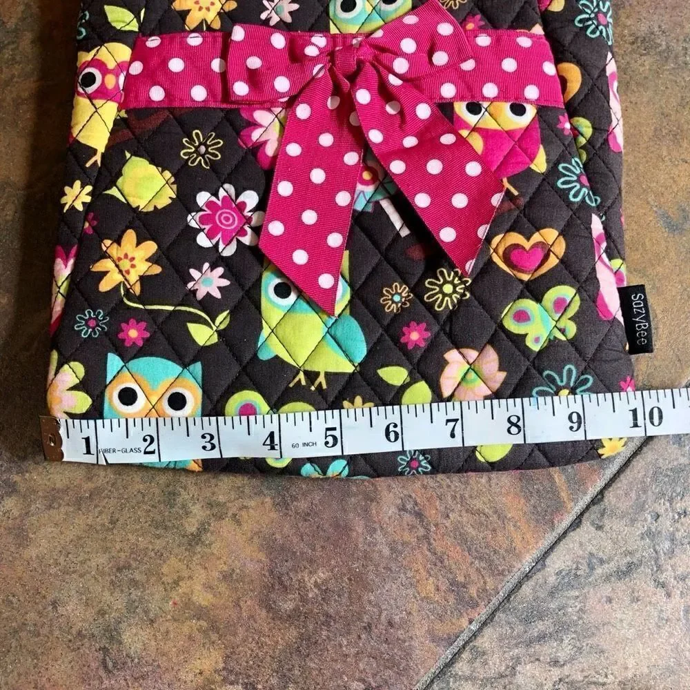 SazyBee Owl Flower Butterfly Girl’s Fabric Purse